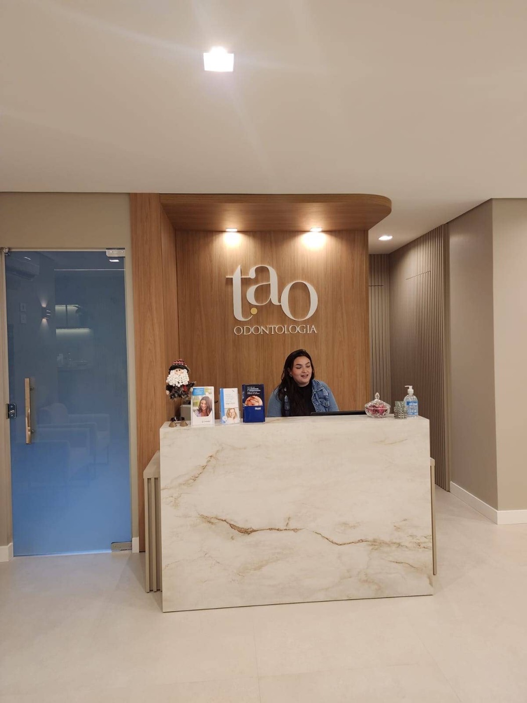 Recepção da tao odontologia com a equipe